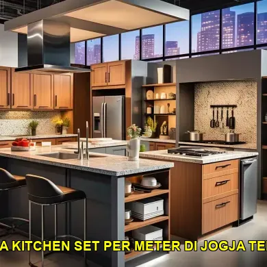 harga kitchen set per meter di jogja terbaik